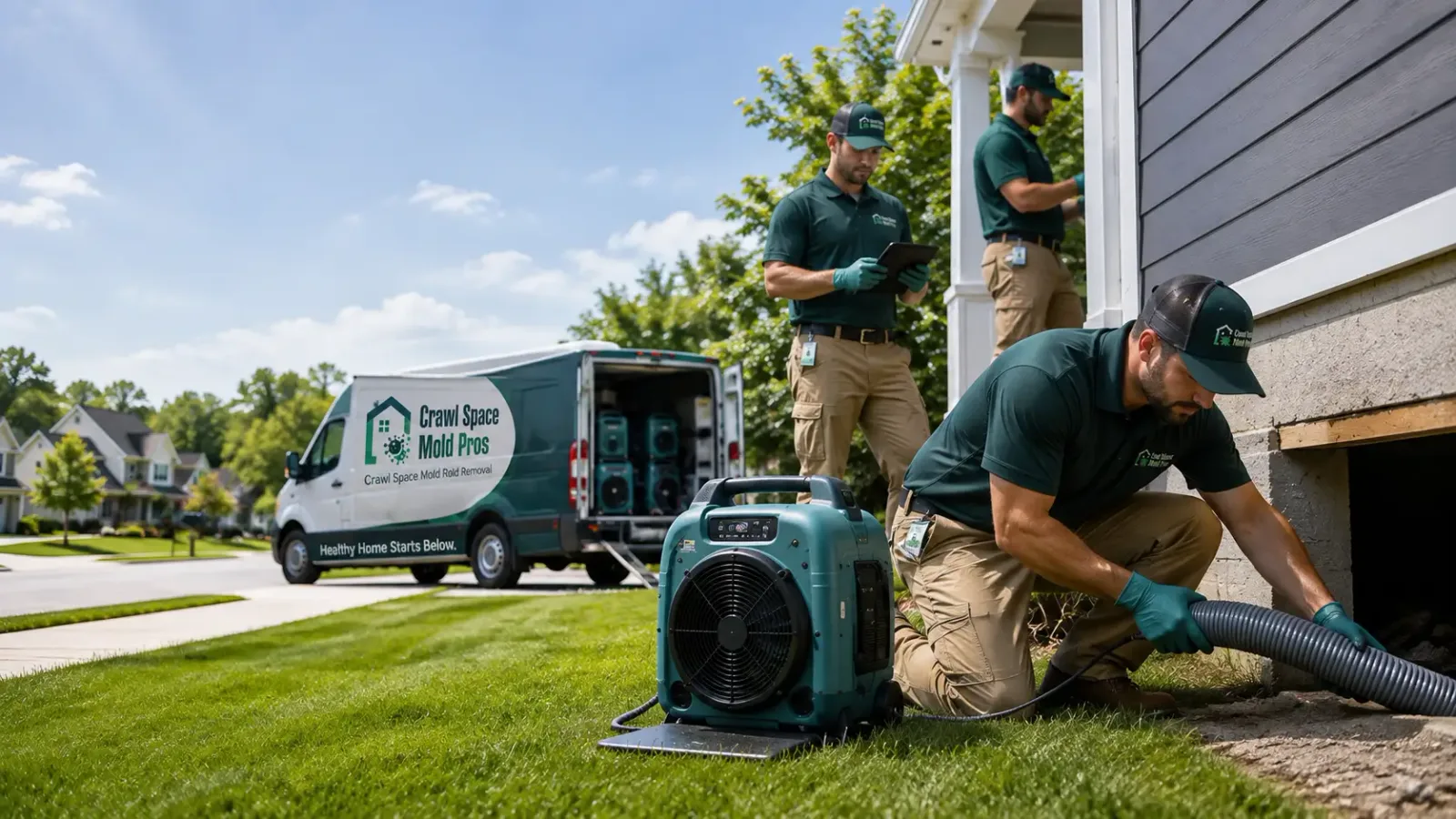 Crawl Space Mold Removal in Finleyville, PA